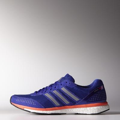 Adidas Mens Adizero Adios Boost 2.0 Running Shoes - Night Flash/Orange - main image