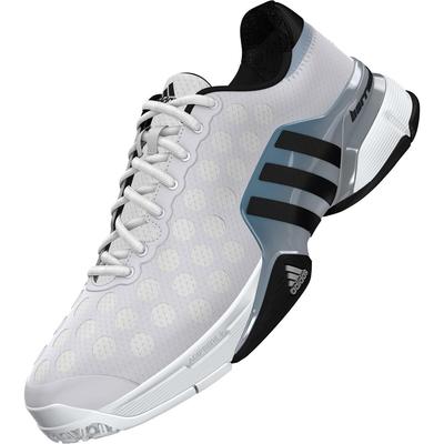 Adidas Mens Barricade 2015 Omni-Court Tennis Shoes - White/Black/Silver - main image