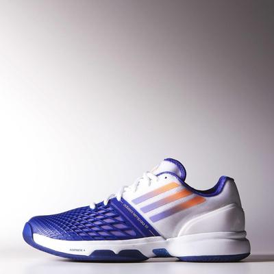 Adidas Womens CC Adizero Tempaia 3 Tennis Shoes - White/Purple - main image