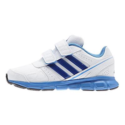 Adidas Kids Hyperfast Running Shoes - White/Blue - main image