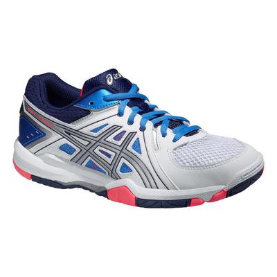 Asics Womens GEL-Task Indoor Court Shoes - White/Blue - main image