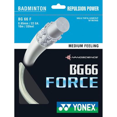 Yonex BG66 Force Badminton String Set - White - main image