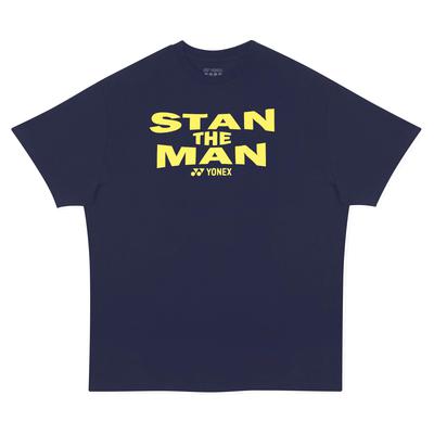 Yonex Mens Stan The Man Cotton Tee - Navy - main image