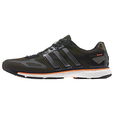 Adidas Mens Adizero Adios Boost Running Shoes - Earth Green/Black - main image