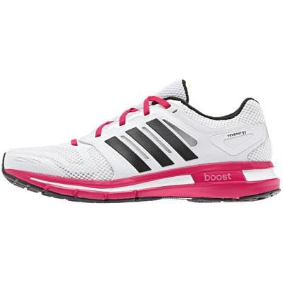 Adidas Womens Revenergy Boost Running Shoes - White/Vivid Berry
