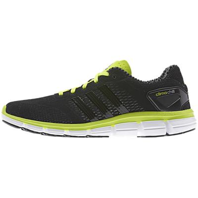 Adidas Mens ClimaCool Ride Running Shoes - Black/Solar-Slime - main image