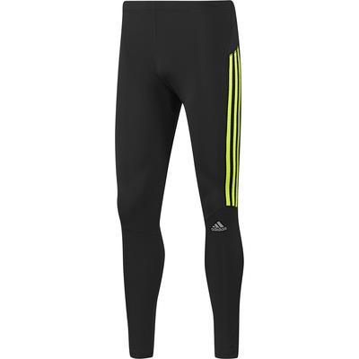 Adidas Response Long Tights - Black/Solar Slime - main image