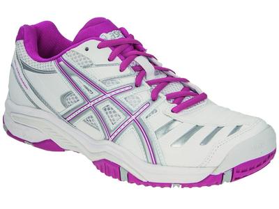 Asics Womens GEL-Challenger 9 Tennis Shoes - White/Pink - main image