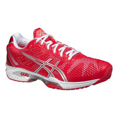 Asics Womens GEL-Solution Speed 2 Tennis Shoes - Red - main image