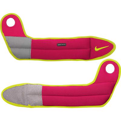 Nike Wrist Weights - 2.5lbs/1.13kg - Fuchsia Force/Grey/Volt - main image
