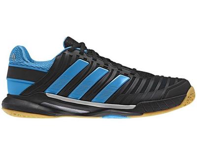 Adidas Mens adiPower Stabil 10.1 Indoor Court Shoes - Black/Blue - main image