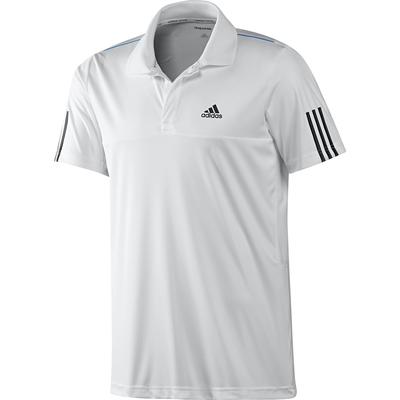 Adidas Mens Response Traditional Polo - White - Tennisnuts.com