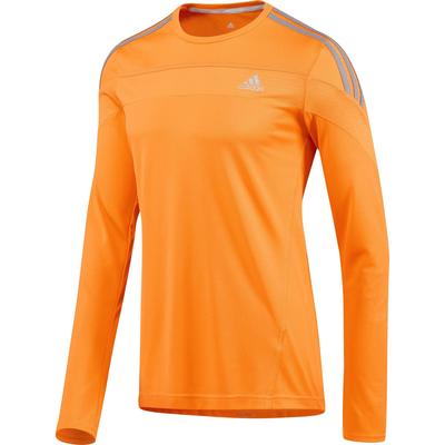 Adidas Mens Response Long Sleeve Tee - Orange - main image