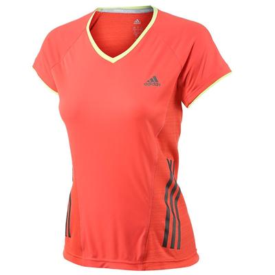Adidas Womens Supernova Short Sleeve Tee - Coral - main image