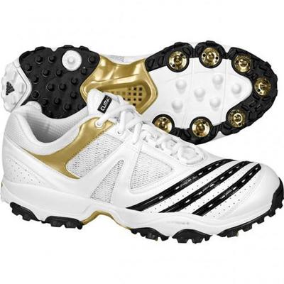 Adidas Mens Twenty2YDS Lite III Cricket Shoes - White/Gold