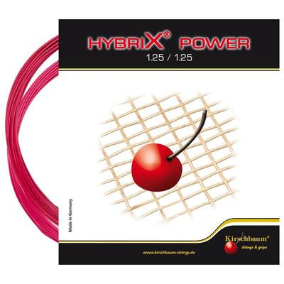 Kirschbaum Hybrix Power Hybrid Tennis String Set - Red
