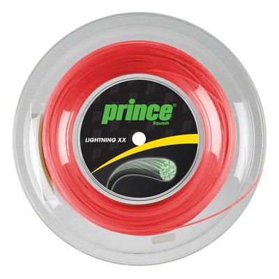 Prince Lightning XX 17 Squash String 100M Reel (Red)