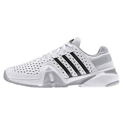 Adidas Mens Adipower Barricade 8+ OC Tennis Shoes - White - main image