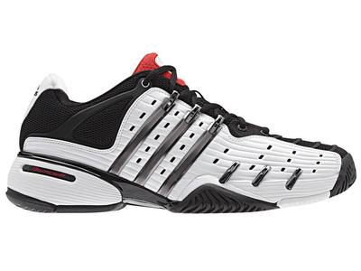 Adidas Mens Barricade V Classic Tennis Shoes - White/Black - main image