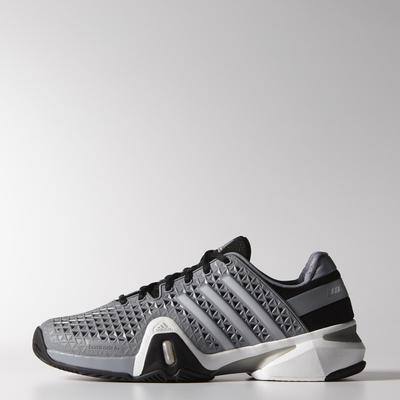 Adidas Mens Adipower Barricade 8+ Tennis Shoes - Tech Grey - main image