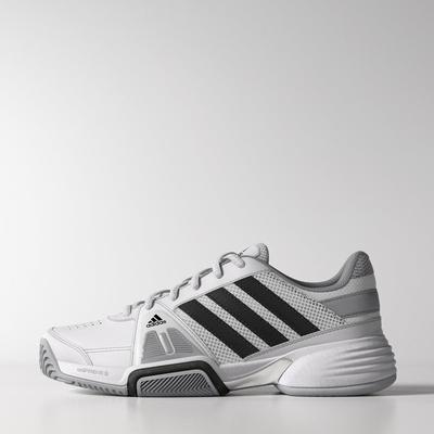Adidas Kids Barricade Team 3 XJ Tennis Shoes - White/Black - main image