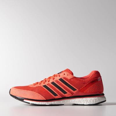 Adidas Mens Adizero Adios Boost 2.0 Running Shoes - Solar Red - main image
