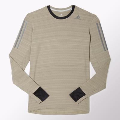 Adidas Mens Supernova Long Sleeve Tee - Tech Beige/Black - main image