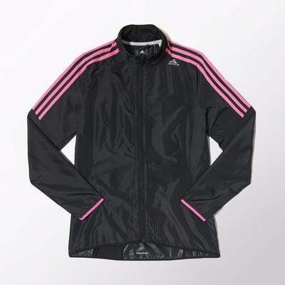 Adidas Womens Response Wind Jacket - Black/Solar Pink - main image