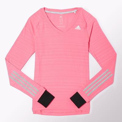 Adidas Womens Supernova Long Sleeve Tee - Solar Pink - main image