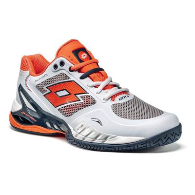 Lotto Mens Raptor Evo Speed Tennis Shoes - White/Orange - main image