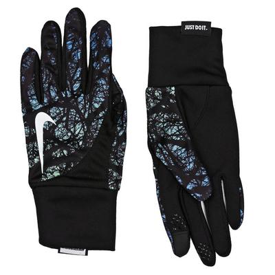 Nike Womens Dri-FIT Tailwind Running Gloves - Black/Ghost Green - main image