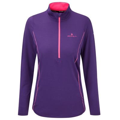 Ronhill Womens Base Thermal 200 1/2 Zip Tee - Wildberry/Fluo Pink - main image