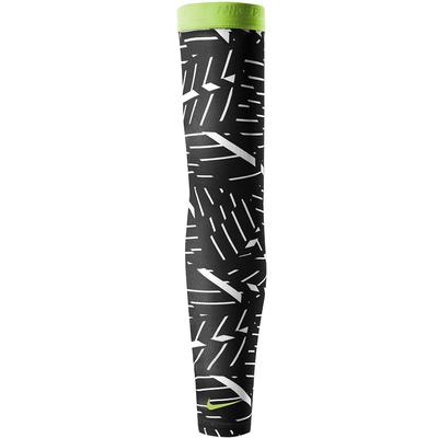 Nike Pro Printed Arm Sleeves - Black/Volt - main image