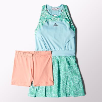 Adidas Womens Stella McCartney Barricade Dress - Sky Blue/Mint - main image