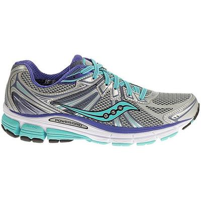 Saucony Womens Omni 13 Running Shoes - Silver/Blue/Purple - main image