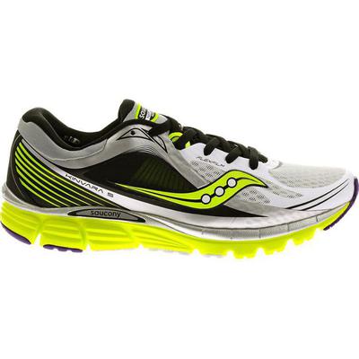 Saucony Mens Kinvara 5 Running Shoes - White/Black - Tennisnuts.com