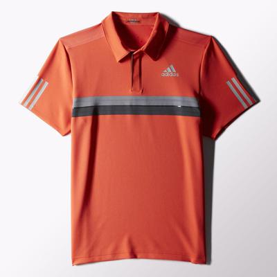 Adidas Mens Barricade Polo - Bright Red - main image