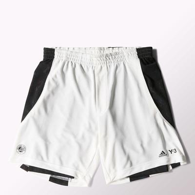 Adidas Mens Y-3 Roland Garros Shorts - White - main image