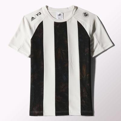Adidas Boys Y-3 Roland Garros Tee - White/Flower - main image