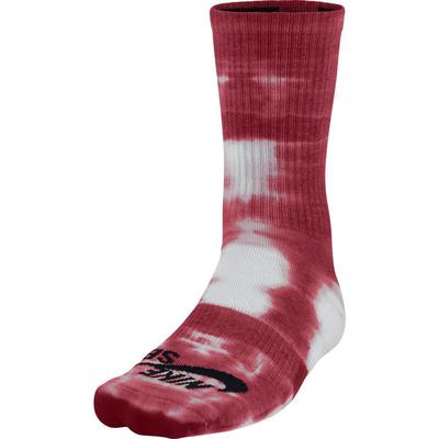 Nike SB Tie Dye Crew Socks (1 Pair) - White/Gym Red - main image
