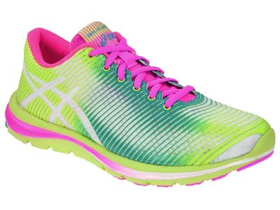 Asics Womens GEL-Super J33 Running Shoes - Pink/Lime