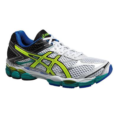 Asics Mens GEL Cumulus 16 Running Shoes - White/Yellow - Tennisnuts.com