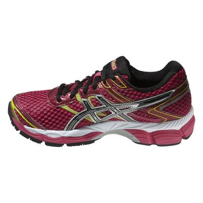 Asics Womens GEL-Cumulus 16 Running Shoes - Raspberry/Black/Lime - main image