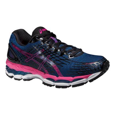 Asics Womens GEL-Nimbus 17 Running Shoes - Mosaic Blue/Pink - main image