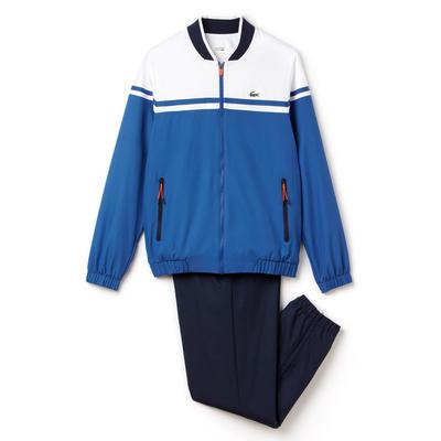 Lacoste Sport Mens Taffeta Tracksuit - Monaco Blue/White - main image