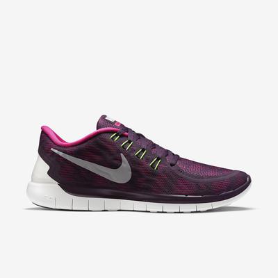Nike Womens Free 5.0+ Print Running Shoes - Purple/Pink - main image