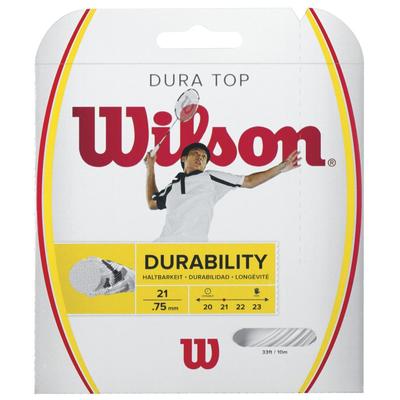 Wilson Dura Top Badminton String Set - White