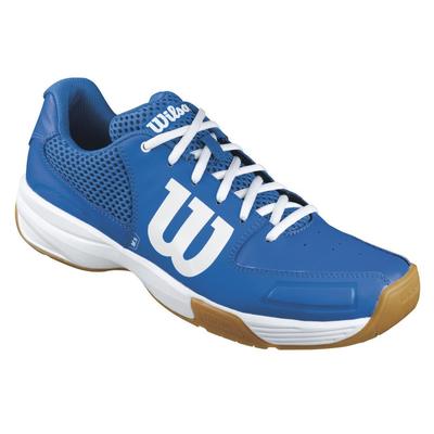 Wilson Mens Storm Indoor Shoes - New Blue/White