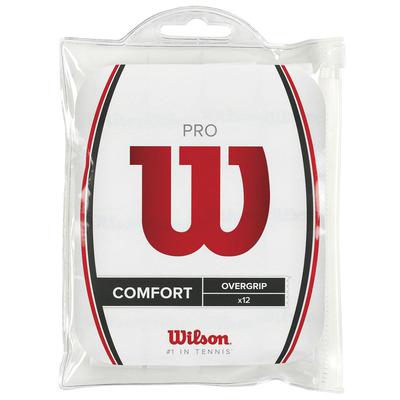 Wilson Pro Overgrip Ziplock (Pack of 12) - White - main image