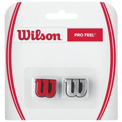 Wilson Pro Feel Vibration Dampeners (Pack of 2) - Red/Silver - main image